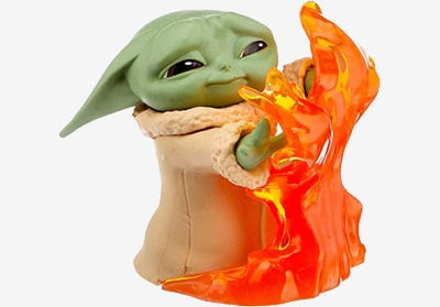 Baby Yoda Bounty Stopping Fire